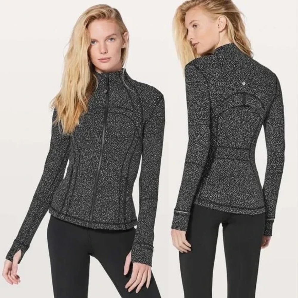 lululemon athletica Black and Gray Utility Jacket